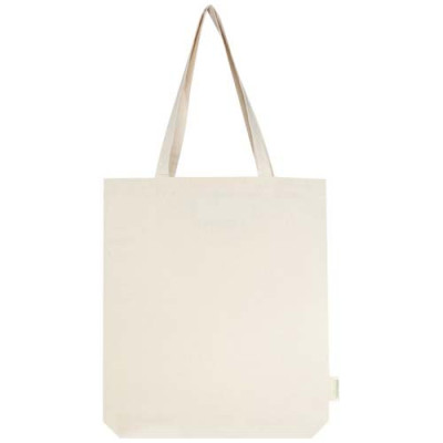 Tote bag con base ampia in tessuto biologico da 180 g/m²... 2