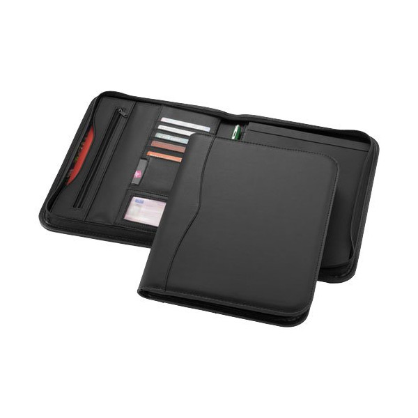 Portadocumenti A4 con cerniera Ebony