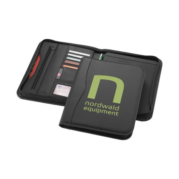 Portadocumenti A4 con cerniera Ebony