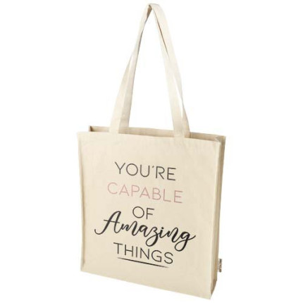 Tote bag a soffietto da 270 g/m² Florida 14L