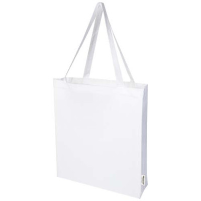 Tote bag a soffietto in cotone riciclato certificato GRS...