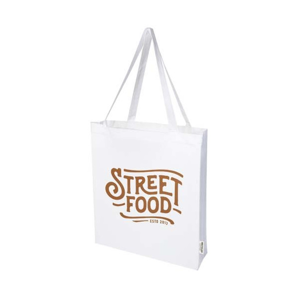 Tote bag a soffietto in cotone riciclato...