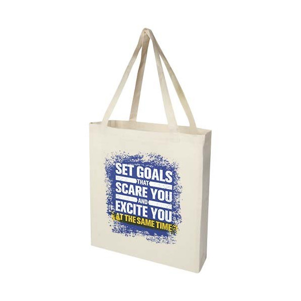 Tote bag a soffietto in cotone riciclato...