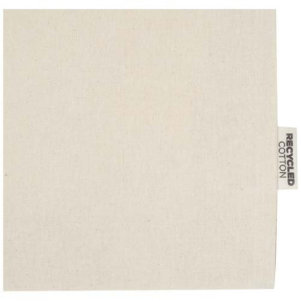 Tote bag a soffietto in cotone riciclato certificato GRS da 140 g/m² Madras
