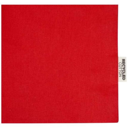 Tote bag a soffietto in cotone riciclato certificato GRS da 140 g/m² Madras