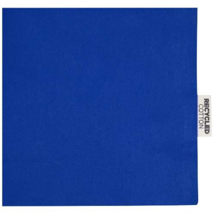 Tote bag a soffietto in cotone riciclato certificato GRS da 140 g/m² Madras