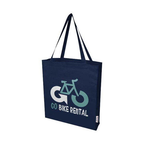 Tote bag a soffietto in cotone riciclato...