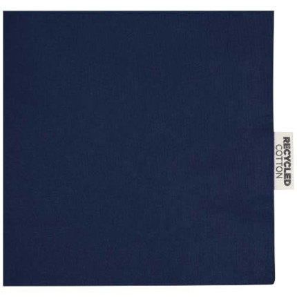 Tote bag a soffietto in cotone riciclato certificato GRS da 140 g/m² Madras