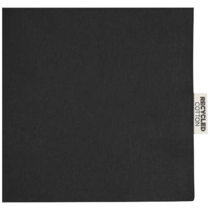 Tote bag a soffietto in cotone riciclato certificato GRS da 140 g/m² Madras