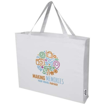 Tote bag in cotone riciclato certificato GRS da 220 g/m²... 2