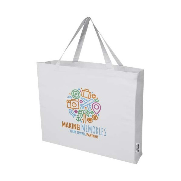 Tote bag in cotone riciclato certificato GRS da...