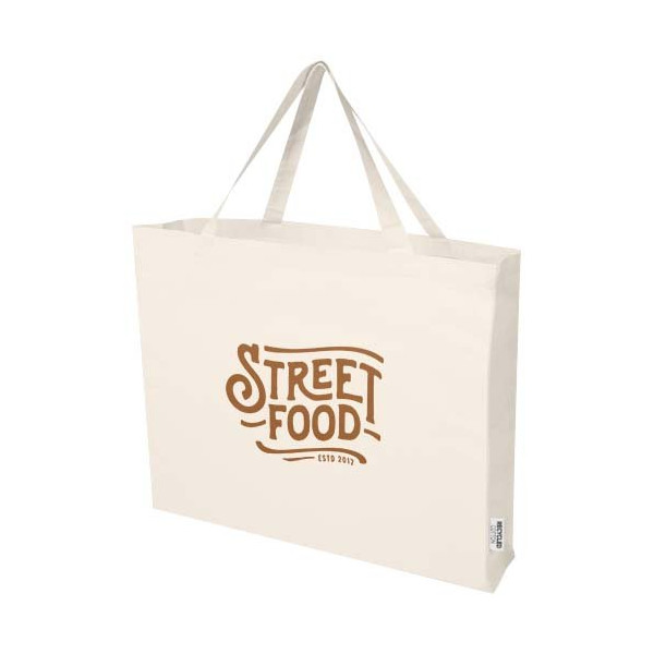 Tote bag in cotone riciclato certificato GRS da...