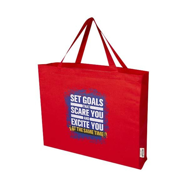 Tote bag in cotone riciclato certificato GRS da...