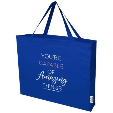 Tote bag in cotone riciclato certificato GRS da 220 g/m² Odessa 40L