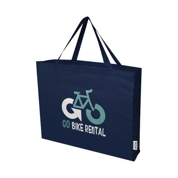 Tote bag in cotone riciclato certificato GRS da...