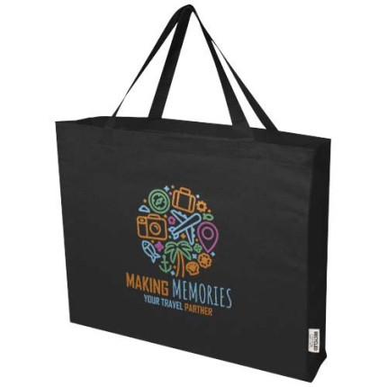 Tote bag in cotone riciclato certificato GRS da 220 g/m² Odessa 40L