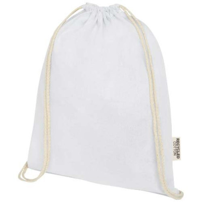 Borsa con cordoncino in cotone riciclato certificato GRS...