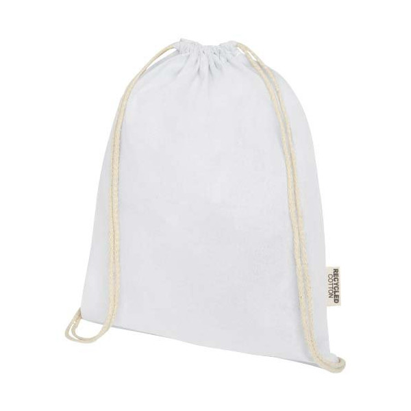 Borsa con cordoncino in cotone riciclato...