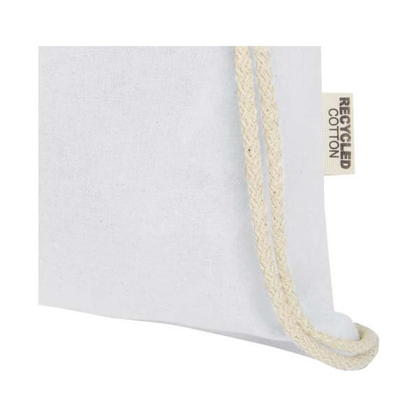 Borsa con cordoncino in cotone riciclato...
