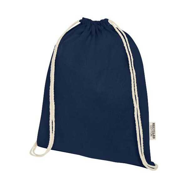 Borsa con cordoncino in cotone riciclato...