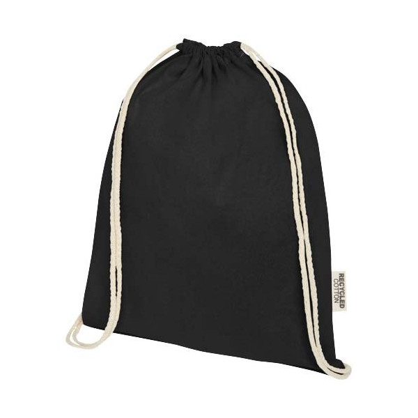 Borsa con cordoncino in cotone riciclato...
