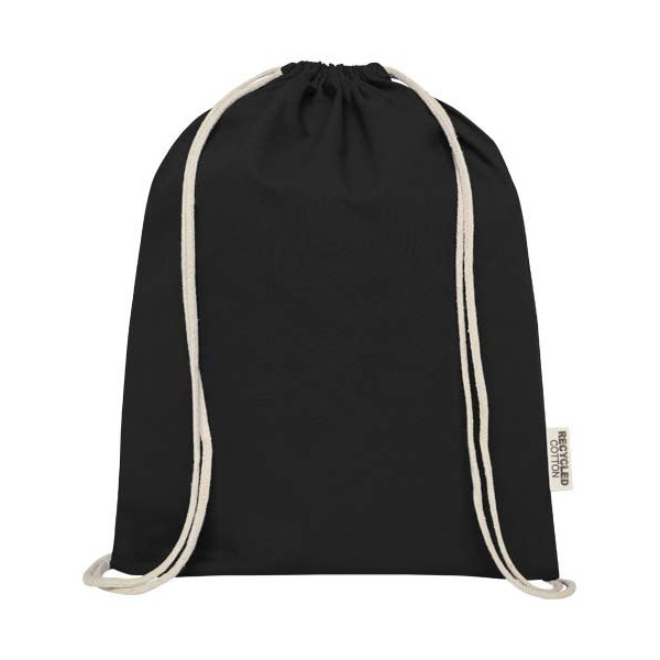 Borsa con cordoncino in cotone riciclato...