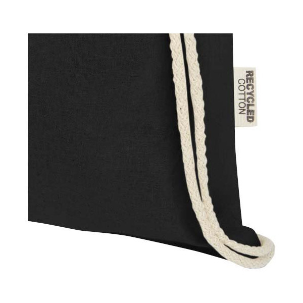 Borsa con cordoncino in cotone riciclato...