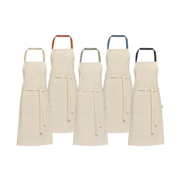 Grembiule in cotone riciclato da 200 g/m² Nia