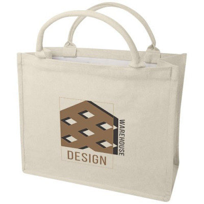 Tote bag per libri in materiale riciclato da 500 g/m²... 2