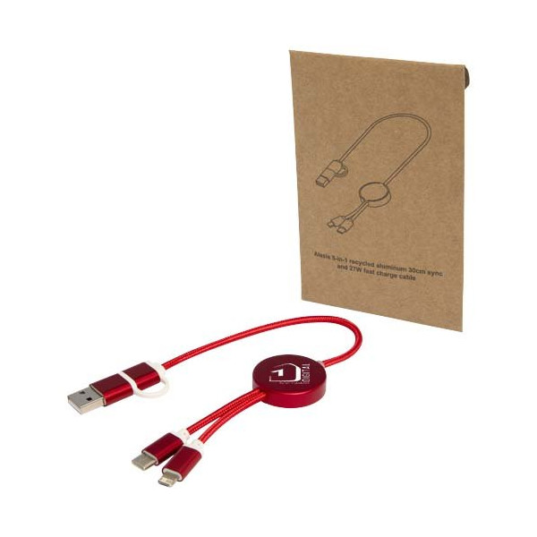 Cavo 5-in-1 in alluminio e plastica riciclata...