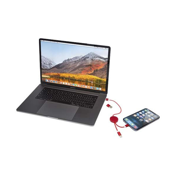 Cavo 5-in-1 in alluminio e plastica riciclata...