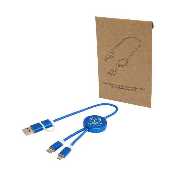 Cavo 5-in-1 in alluminio e plastica riciclata...