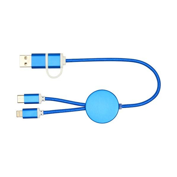 Cavo 5-in-1 in alluminio e plastica riciclata...