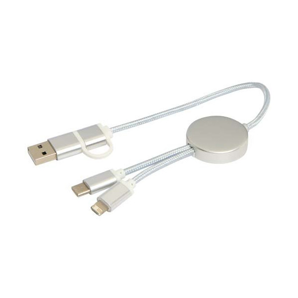 Cavo 5-in-1 in alluminio e plastica riciclata...