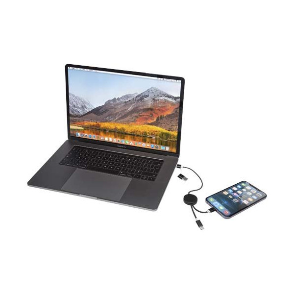 Cavo 5-in-1 in alluminio e plastica riciclata...