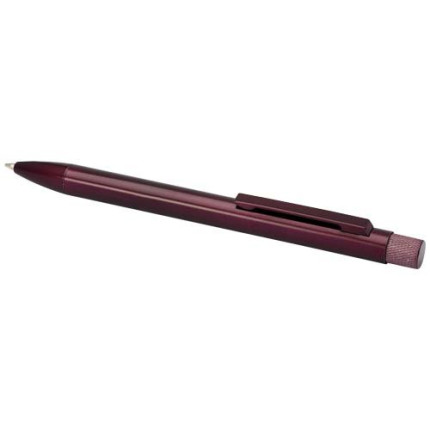 Penna a sfera in ottone riciclato Beatriz-inchiostro nero
