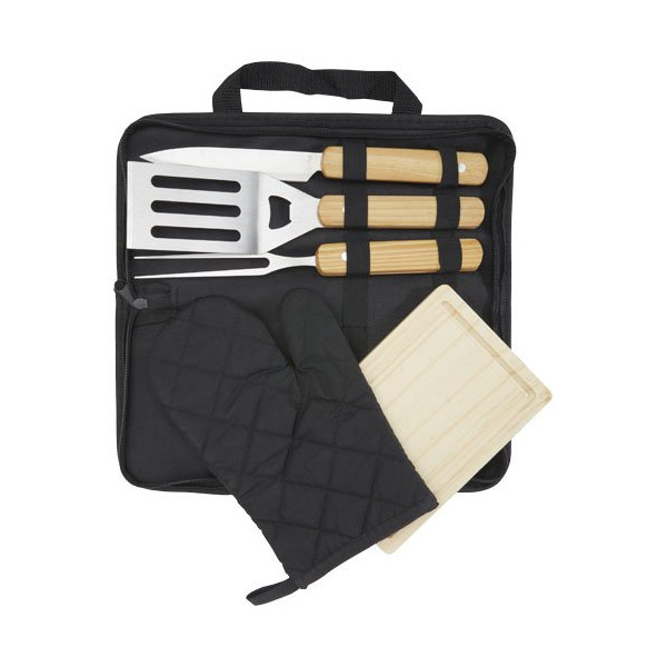 Set BBQ Gratar da 5 pezzi