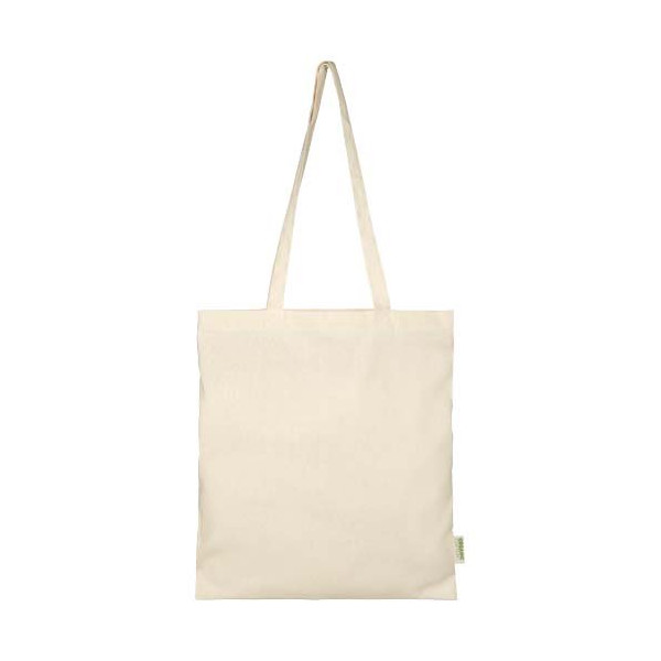 Tote bag in cotone biologico 100 g/m² Orissa - 7L