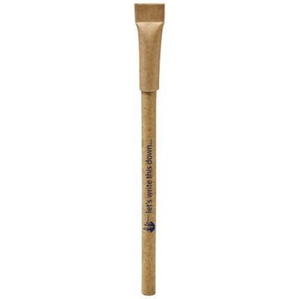 Penna a sfera in carta riciclata Asilah-inchiostro blu