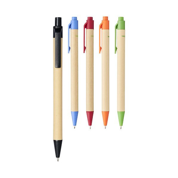 Penna a sfera Berk in cartone riciclato e...