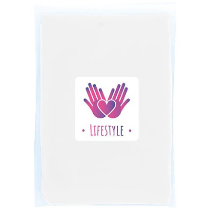 Poncho impermeabile monouso in materiale riciclato certificato GRS con custodia Mayan