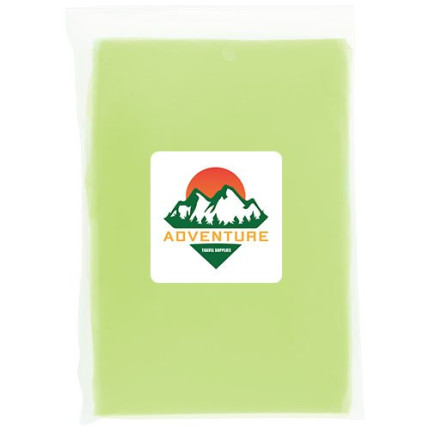 Poncho impermeabile monouso in materiale riciclato certificato GRS con custodia Mayan