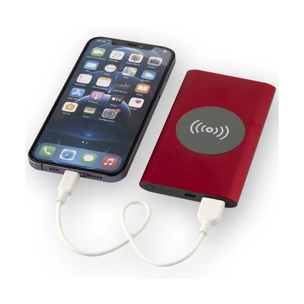 Power bank wireless da 4000 mAh Type C in...