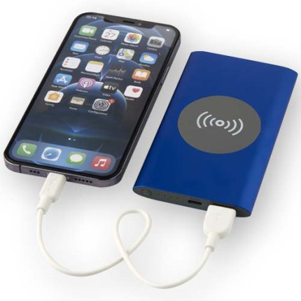 Power bank wireless da 4000 mAh Type C in alluminio riciclato Juice
