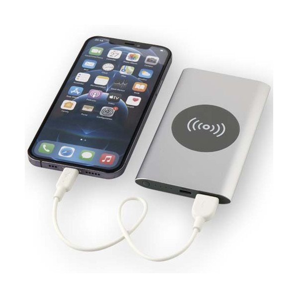Power bank wireless da 4000 mAh Type C in...
