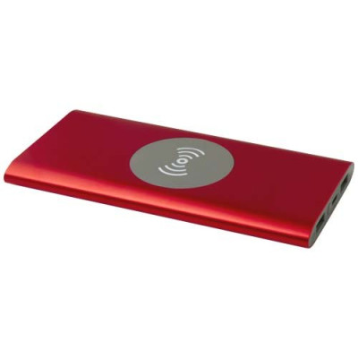 Power bank wireless da 8000 mAh Type C in alluminio...