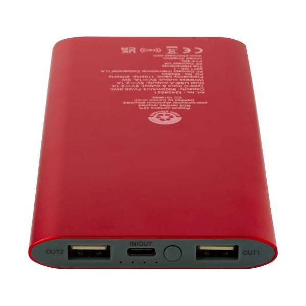 Power bank wireless da 8000 mAh Type C in...