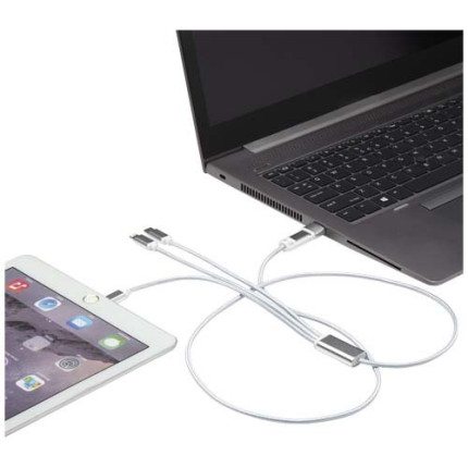 Cavo di ricarica in alluminio riciclato 5-1 Versatile