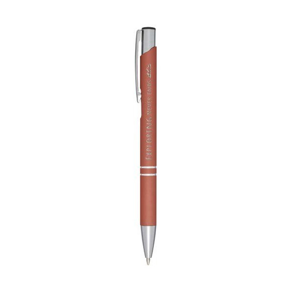 Penna a sfera a scatto Moneta soft touch...