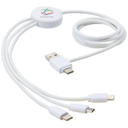 Cavo di ricarica 5 in 1 con additivo antibatterico Pure